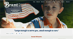 Desktop Screenshot of brantfuneralservice.com